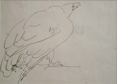 Henri Gaudier-Brzeska - Eagle Drawing
