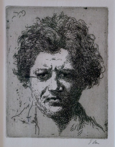 Portrait of Jacob Epstein by Augustus John