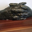 Old Pinager's Clasped Hands